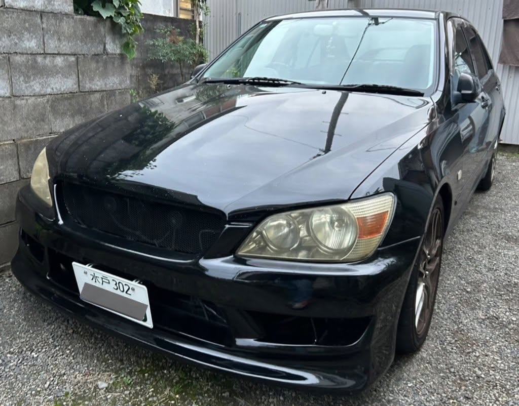 茨城県アルテッツァ旧車